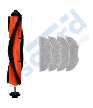 XİAOMİ ESSENTİAL –VİOMİ V3 MAX Uyumlu 1 Ana Fırça 4 Mop