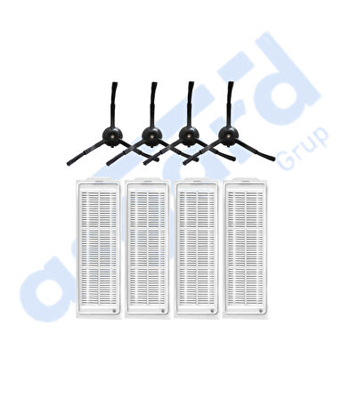 Xiaomi Mop 2 Pro (MJST1SHW) -Mop 2 Lite Uyumlu 4 Yan Fırça 4 Filtre
