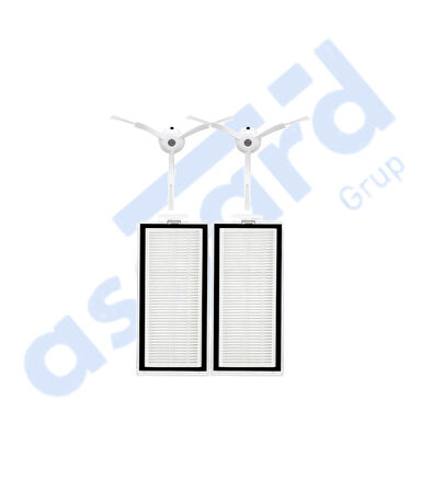 ROBOROCK Q5, Q5+, Q5 PRO,Q5 PRO+ UYUMLU 2 Yan Fırça 2 Filtre