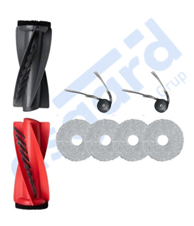 Roborock Qrevo Curv Uyumlu 1 Ana Fırça 2 Yan Fırça 4 Mop