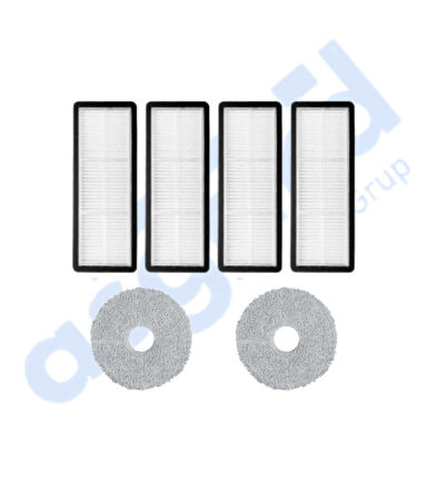 Roborock Qrevo Curv Uyumlu 4 Filtre 2 Mop