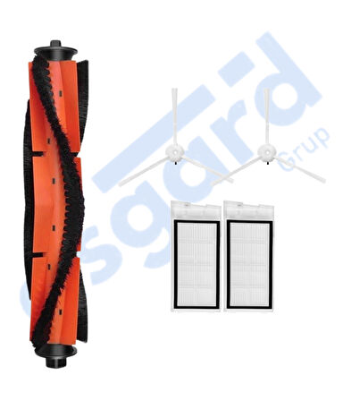 Roidmi Eve - Eve Plus Uyumlu 1 Ana Fırça 2 Yan Fırça 2 Filtre