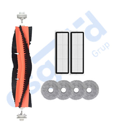 XİAOMİ S10+ , S20+ , X10+ , X20+ Uyumlu 1 Ana Fırça 2 Filtre 4 Mop