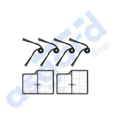 Roborock Saros 10- Saros 10R Uyumlu 4 Yan Fırça 2 Filtre