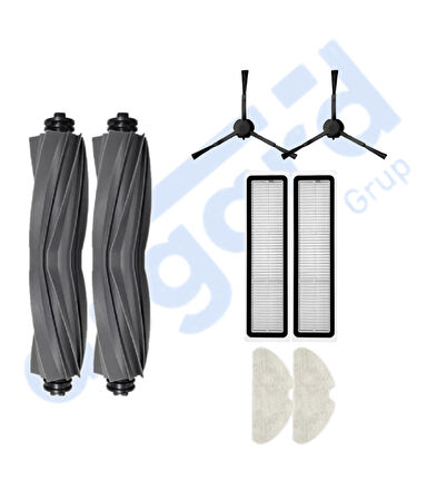 DREAME D10S, D10S PRO, D9 MAX GEN 2 UYUMLU 2 Ana Fırça 2 Yan Fırça 2 Filtre 2 Mop