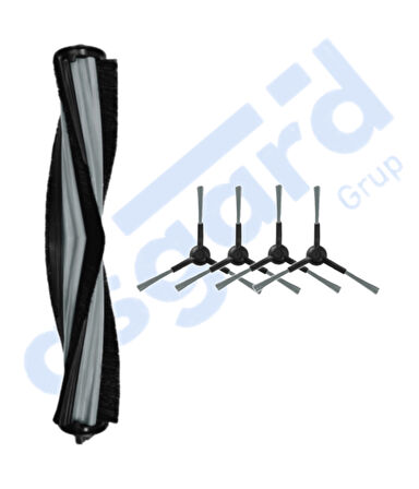 VİOMİ V5 – V5 PRO – ALPHA 2 PRO Uyumlu 1 Ana Fırça 4 Yan Fırça