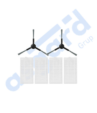 VİOMİ V5 – V5 PRO – ALPHA 2 PRO Uyumlu 2 Yan Fırça 4 Filtre