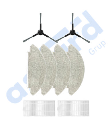 VİOMİ V5 – V5 PRO – ALPHA 2 PRO Uyumlu 2 Yan Fırça 2 Filtre 4 Mop