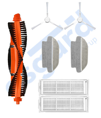 VİOMİ SE , V2 (PRO-MAX) , V3,V3 PRO Uyumlu 1 Ana Fırça 2 Yan Fırça 2 Filtre 2 Mop
