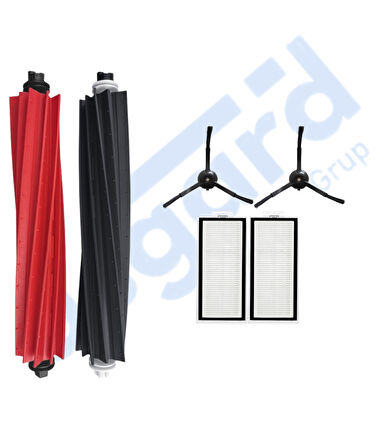 ROBOROCK Q8 MAX , Q8 MAX+ UYUMLU 1 Ana Fırça 2 Yan Fırça 2 Filtre