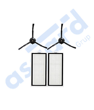 ROBOROCK Q8 MAX , Q8 MAX+ UYUMLU 2 Yan Fırça 2 Filtre