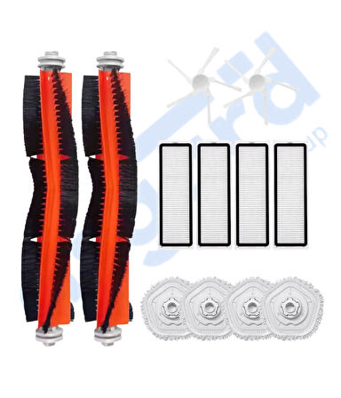 DREAME W10-W10 PRO UYUMLU 2 Ana Fırça 2 Yan Fırça 4 Filtre 4 Mop