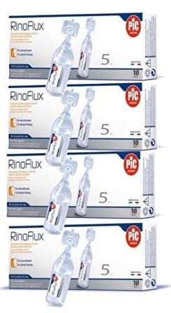 4 KUTU PIC SOLUTION PİC RİNOFLUX SERUM FİZYOLOJİK 5 ml x 10 Adet