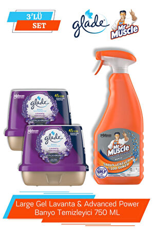 Glade Large Gel Lavanta & Advanced Power Banyo Temizleyici 750 ML