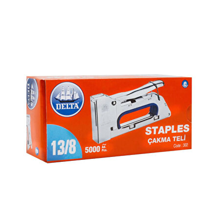 DELTA Zımba Teli 302 13/8 (5000 ADET) 6'lı Paket