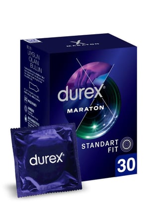 Durex Nude Ultra İnce 24’lü + Maraton Geciktiricili Standart Fit Prezervatif 30’lu Set