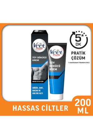 Durex Nude 16’lı Prezervatif + Naturals Jel 100 ml + Veet Men Tüy Dökücü Krem Seti