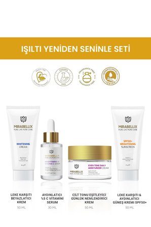 Işıltı Yeniden Seninle Seti (Leke ve cilt tonu eşitleyici)