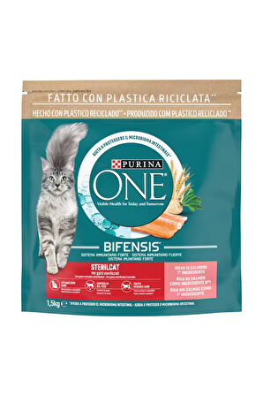 Purina One Somonlu Kısırlaştırılmış Kedi Maması 1,5 KgX2