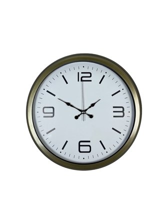 Modern Tasarım Eskitme 40 Cm Metal Duvar Saati