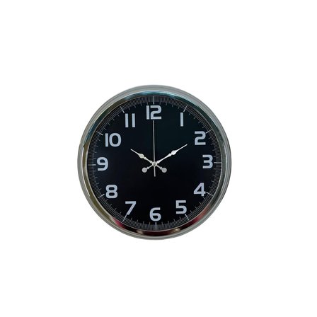 Silver Shadow 40 Cm Metal Duvar Saati