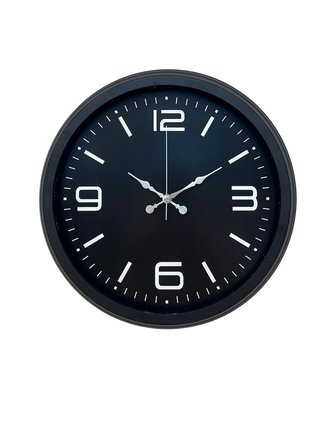 Black Royal Tasarım 40 cm Metal Duvar Saati