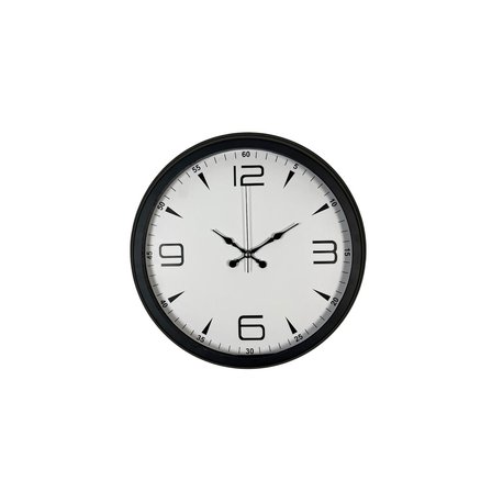 Precision Black 40 Cm Metal Duvar Saati