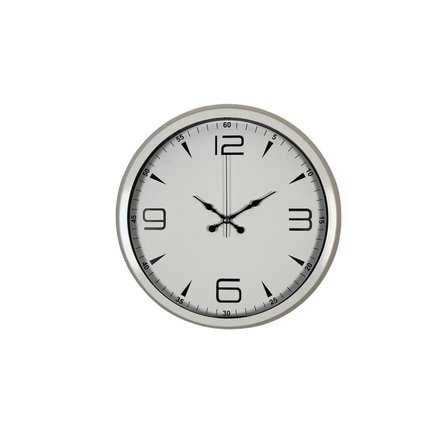 White Index 40 Cm Metal Duvar Saati