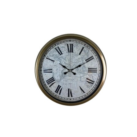 Antique World 40 Cm Eskitme Metal Duvar Saati