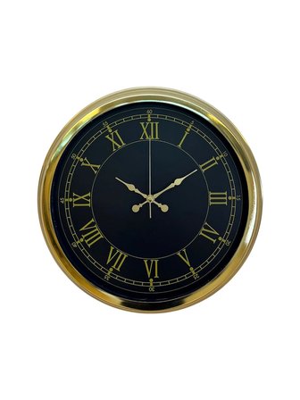 Luxury Gold 40 Cm Metal Duvar Saati