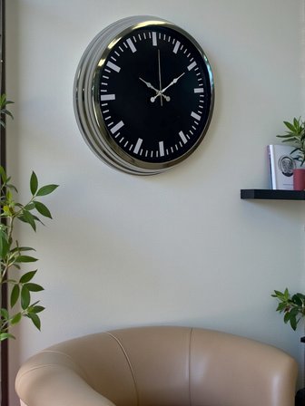 Elegance 40 Cm Metal Dekoratif Duvar Saati