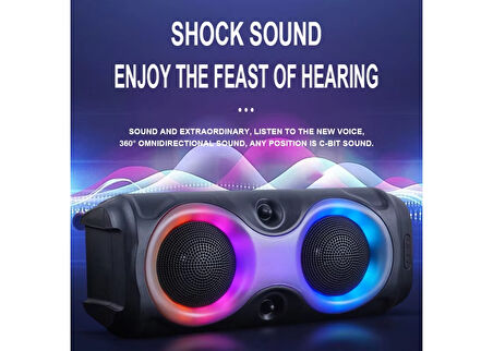 Platoon PL-4625 BLUETOOTH,SD,USB BAĞLANTILI RGB IŞIKLI SPEAKER (MS-3630BT-M)