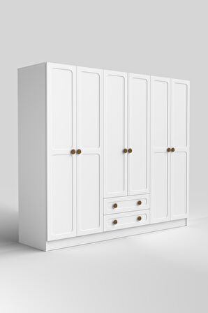 6 KAPAK 2 ÇEKMECE GARDIROP