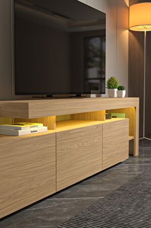 LUMA LED IŞIKLI TV ÜNİTESİ