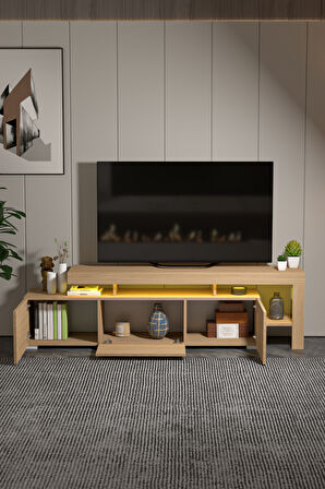 LUMA LED IŞIKLI TV ÜNİTESİ