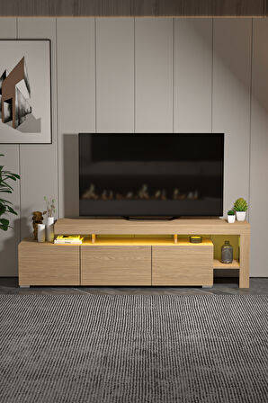 LUMA LED IŞIKLI TV ÜNİTESİ