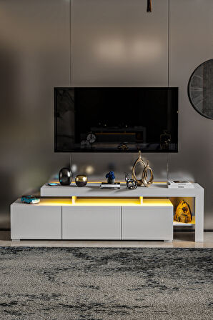 LUMA LED IŞIKLI TV ÜNİTESİ