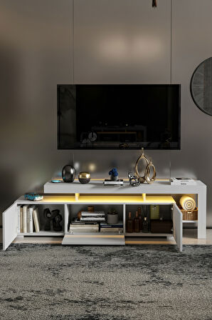 LUMA LED IŞIKLI TV ÜNİTESİ