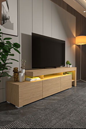 LUMA LED IŞIKLI TV ÜNİTESİ