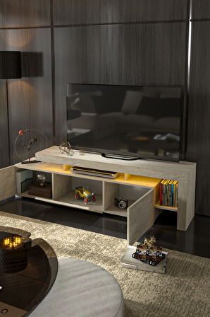 LUMA LED IŞIKLI TV ÜNİTESİ