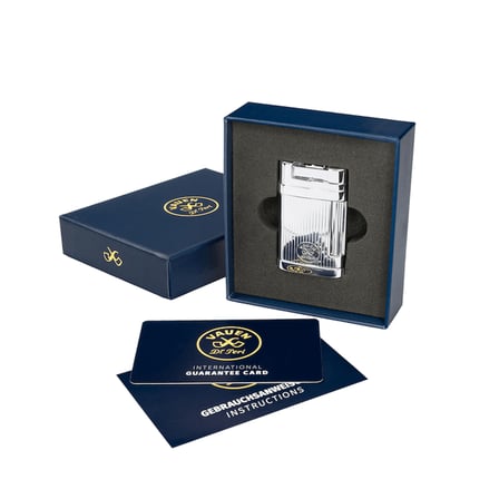 Vauen 595 Taşlı Metal Silver Pipo Çakmağı 876010