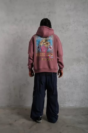 Erkek Patel Six Baskılı Kapüşonlu Sweat