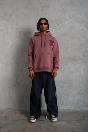 Erkek SCHOOL BOY Baskılı Kapüşonlu Sweat