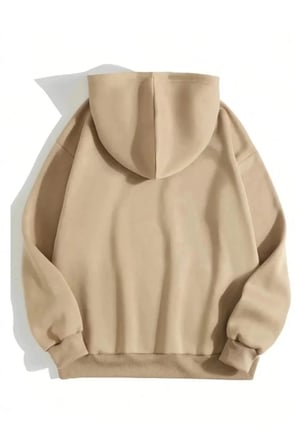 Erkek Düz Kapüşonlu Sweat