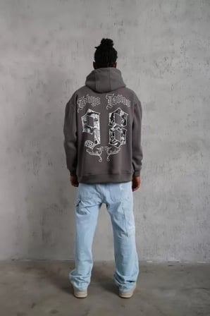Erkek 98 Baskılı Kapşonlu Sweat