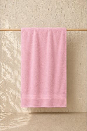 Pembe Plaj Havlusu %100 Pamuk Sertifikalı Deniz & Havuz Havlu 70x130cm