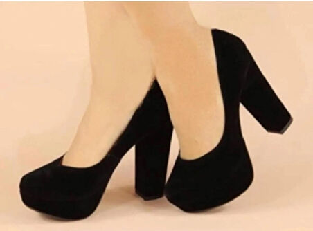 KADIN ABİYE SÜET PLATFORM AYAKKABI