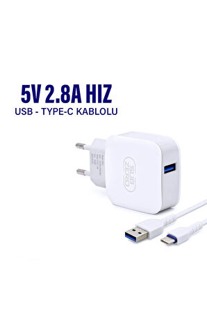 Huawei P30 Lite P20 Lite Uyumlu 2.8A Hızlı Type-C Şarj Aleti