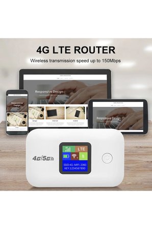 4G Mobil Sim Kartlı Wifi Router 150mbps 3000mah Taşınabilir Hotspot Modem(kayıtlı)