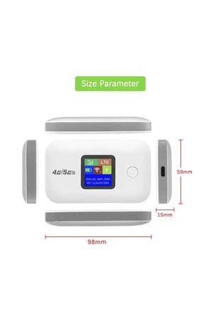 4G Mobil Sim Kartlı Wifi Router 150mbps 3000mah Taşınabilir Hotspot Modem(kayıtlı)